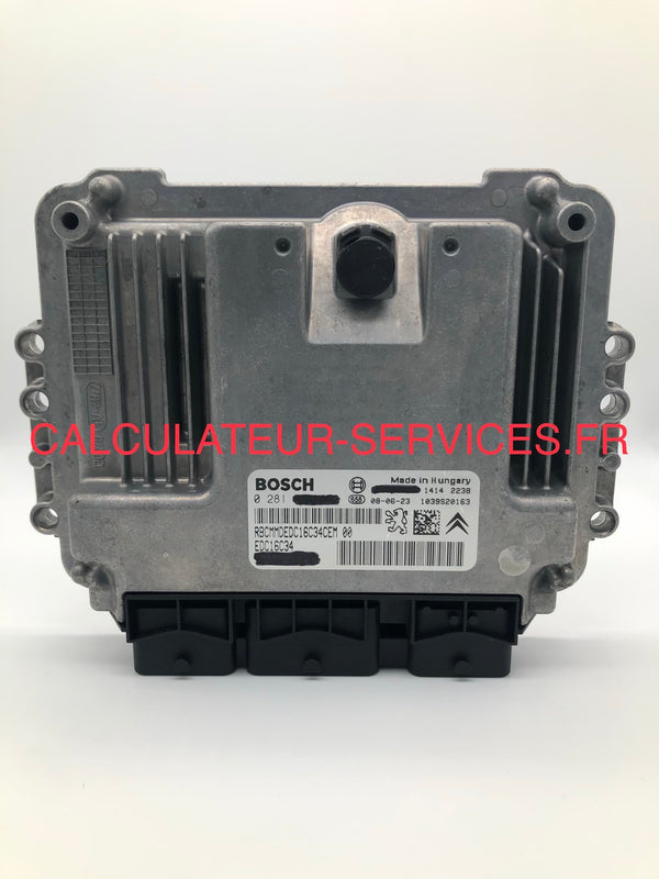 Citroën Calculateur moteur Bosch BERLINGO 1.6HDI EDC16C34 0281013871 9664618080